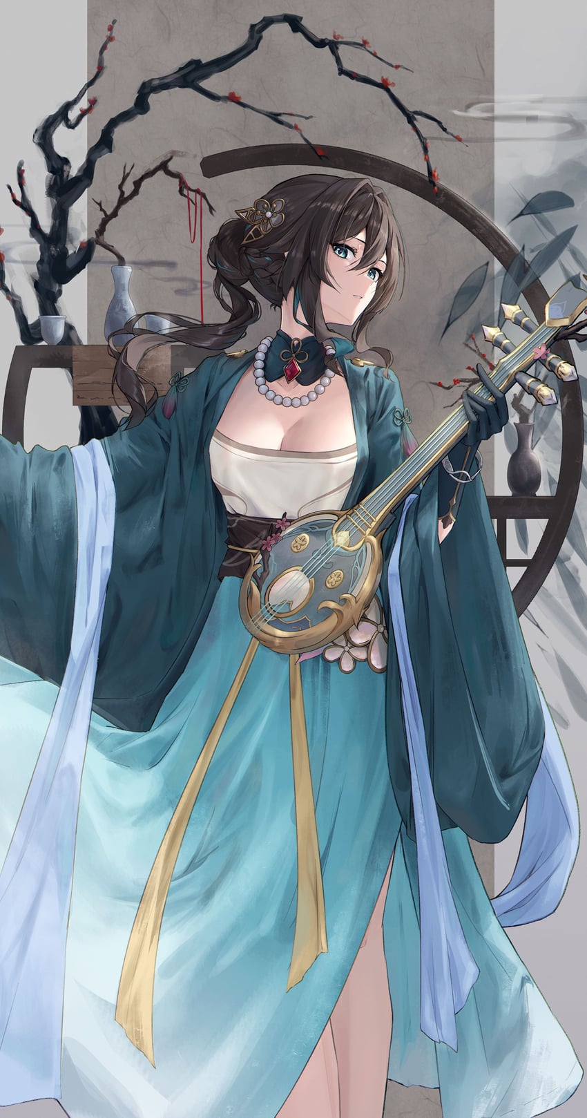 ruan mei (honkai and 1 more) drawn by sasa_(sasa_ekakiman)
