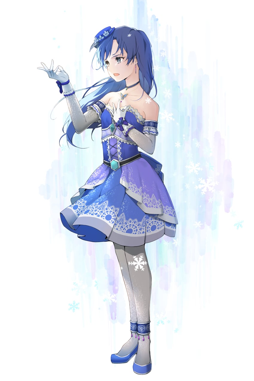 kisaragi chihaya (idolmaster and 1 more) drawn by lauqe