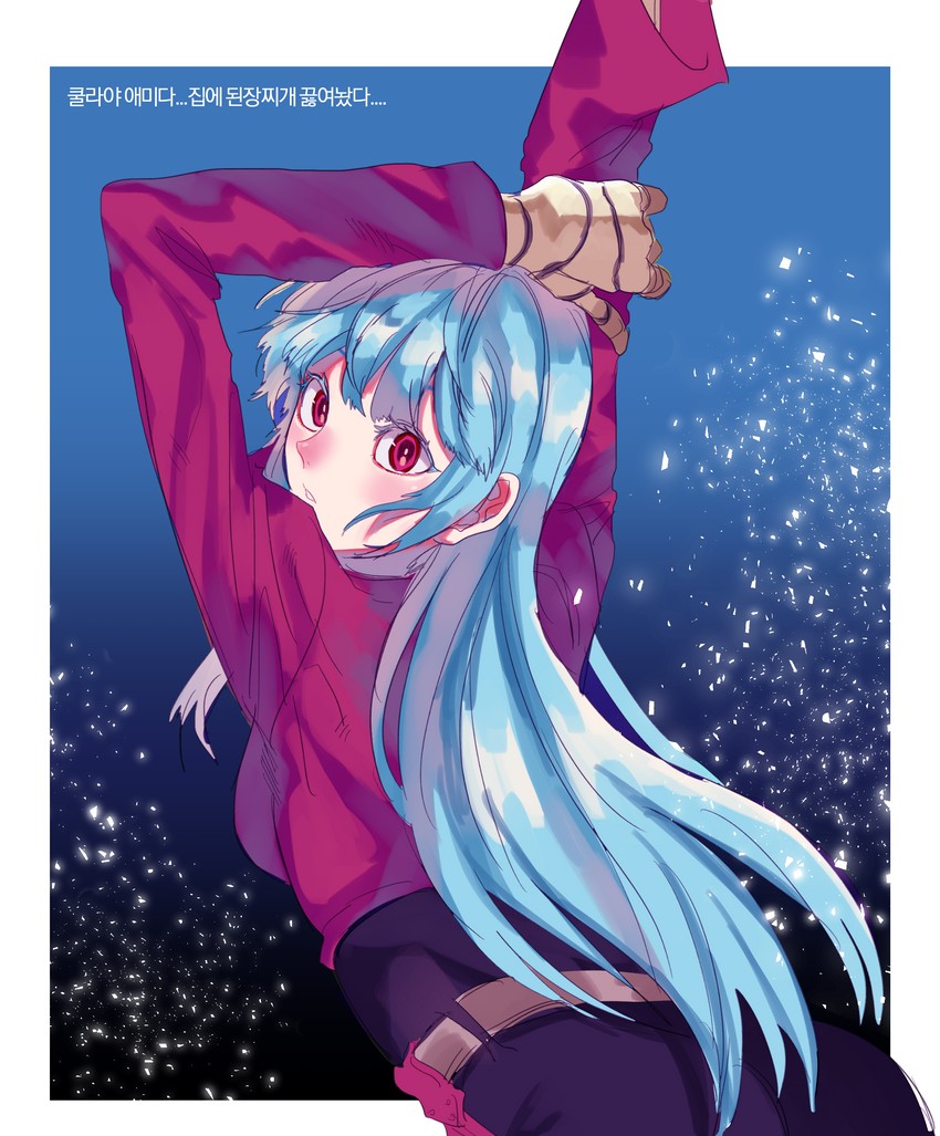 kula diamond (the king of fighters) drawn by chunsik_kof