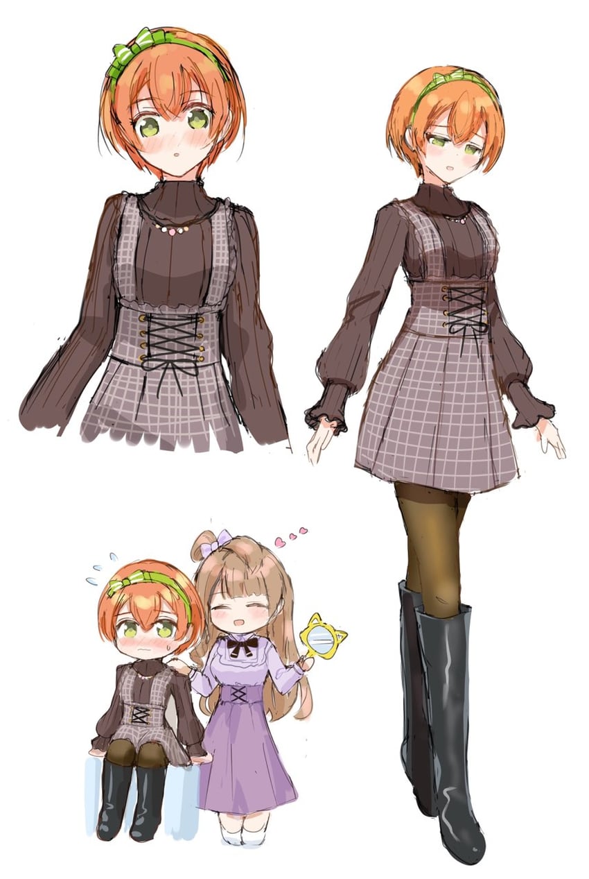 minami kotori and hoshizora rin (love live! and 1 more) drawn by sa(bannane)k