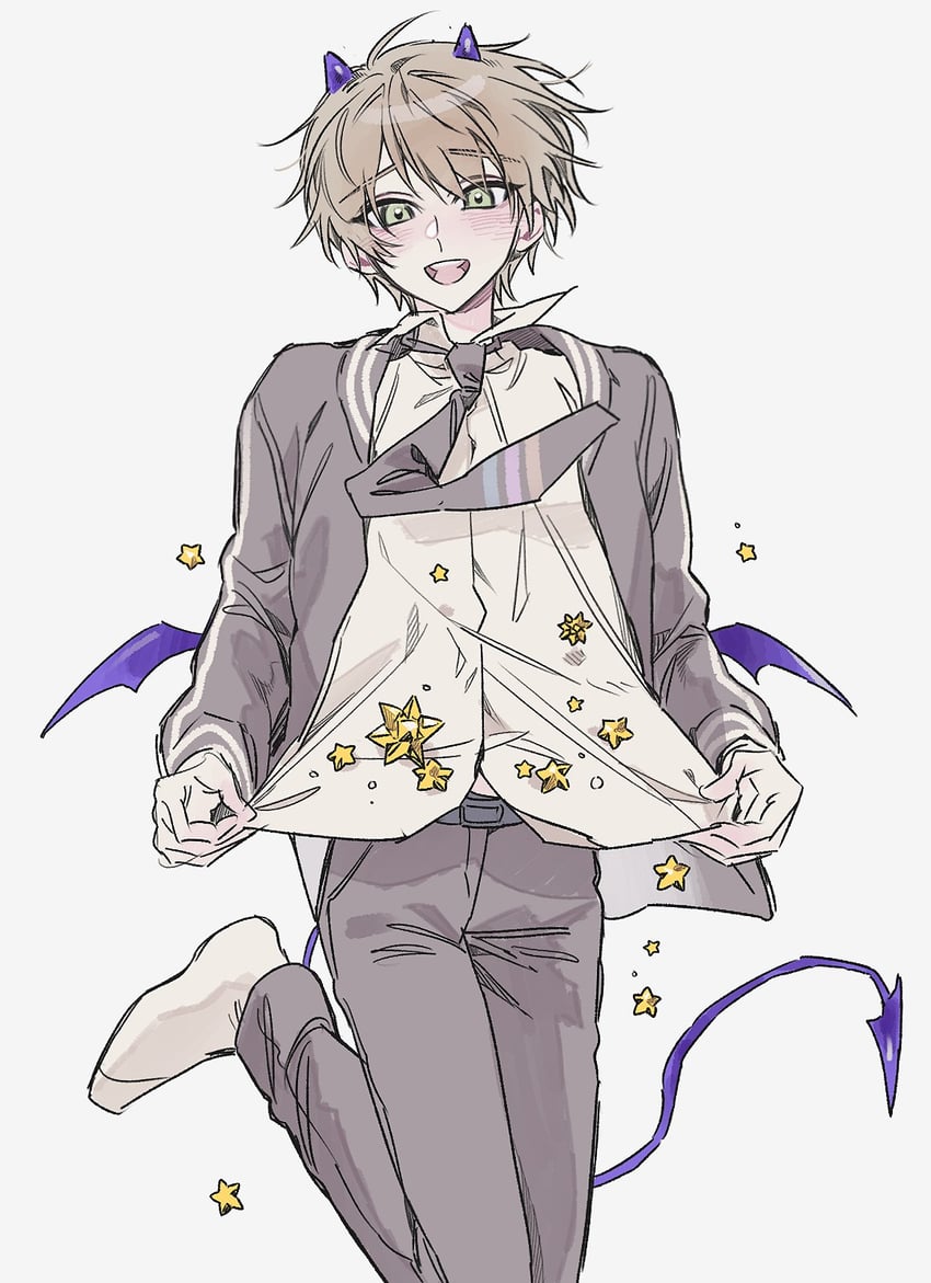 hoshirube sho (nijisanji and 1 more) drawn by mummeo_p