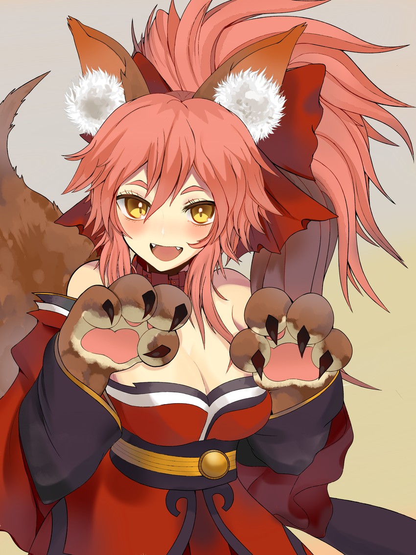 tamamo and tamamo cat (fate and 1 more) drawn by eveisntthatbad