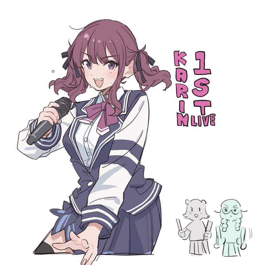 koharu rikka, natsuki karin, and hanakuma chifuyu (synthesizer v and 1 more) drawn by teshima_nari
