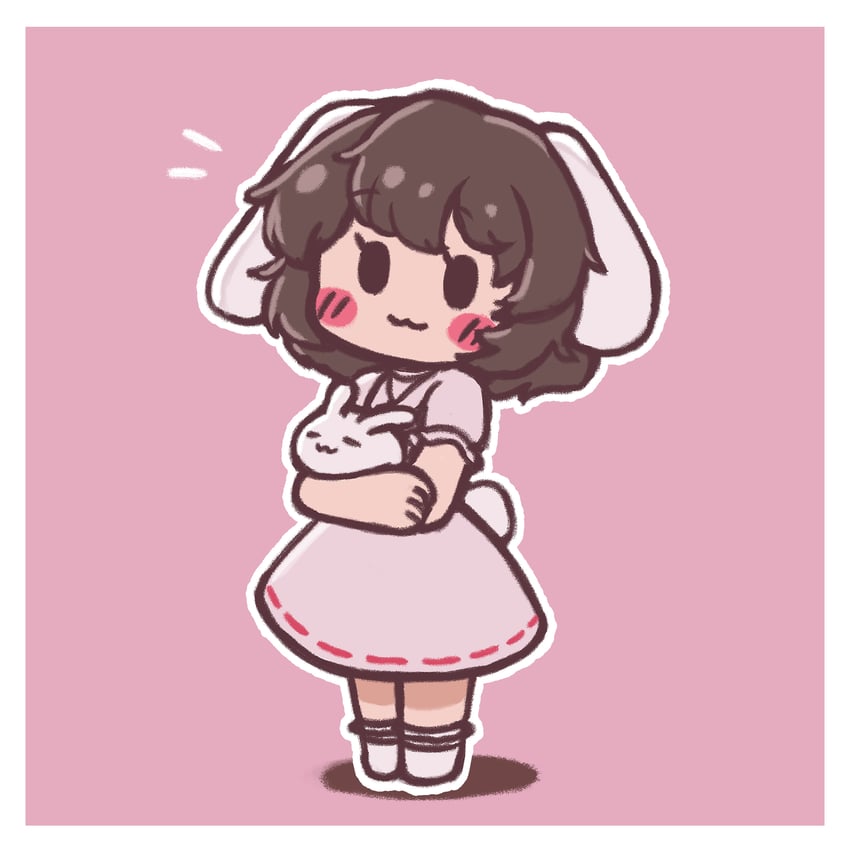inaba tewi and inaba mob (touhou) drawn by u_u488