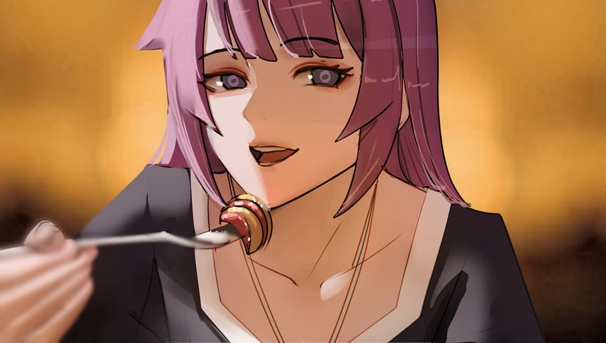 senjougahara hitagi (monogatari and 1 more) drawn by notgustiarp