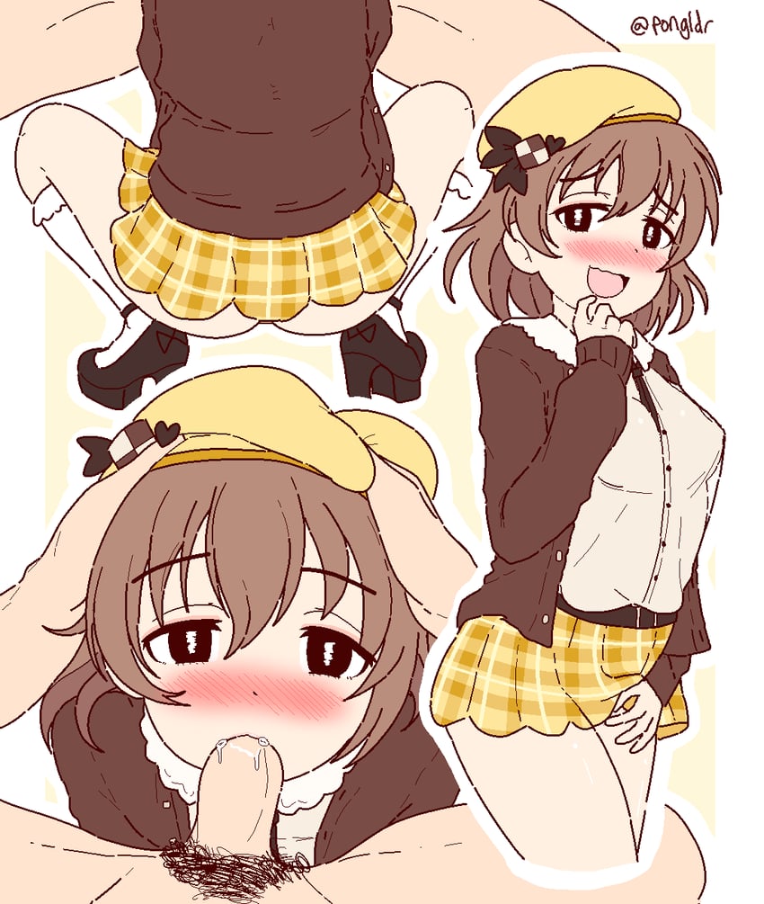 kita hinako (idolmaster and 1 more) drawn by pongldr