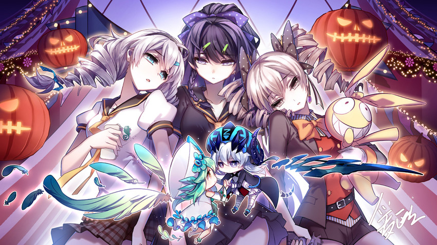 kiana kaslana, raiden mei, bronya zaychik, and homu (honkai and 1 more) drawn by iotower