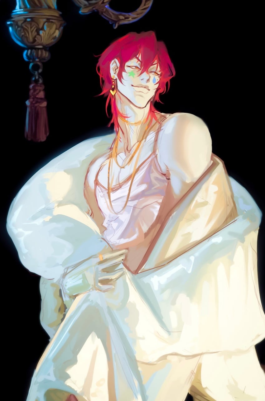 hisoka morow (hunter x hunter and 1 more) drawn by adaki