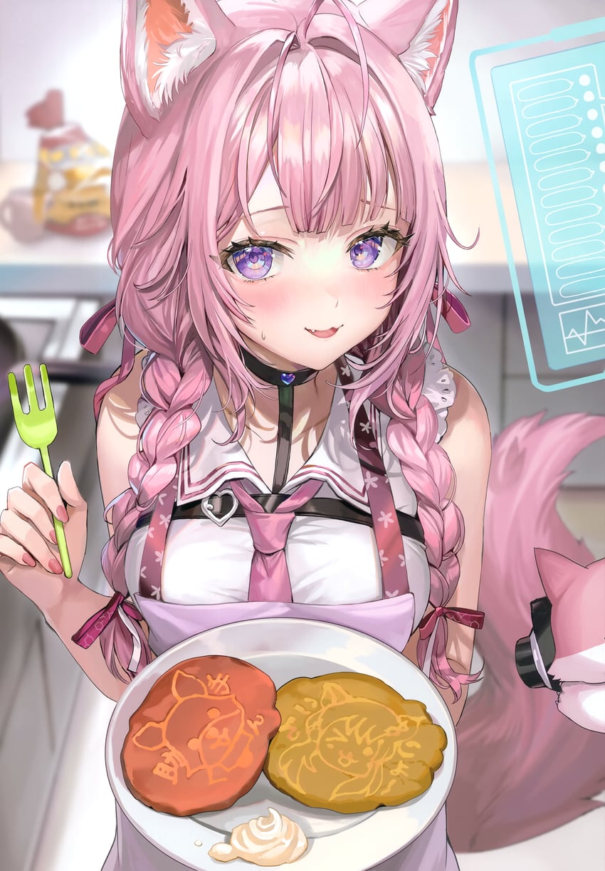 hakui koyori and kokoro (hololive) drawn by momoko_(momopoco)