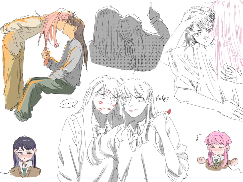 chihaya anon and shiina taki (bang dream! and 1 more) drawn by duck_duck