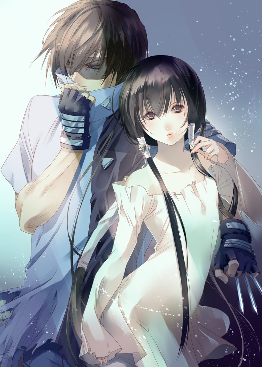 fuuchouin kazuki and kakei juubei (getbackers) drawn by hirai_chika