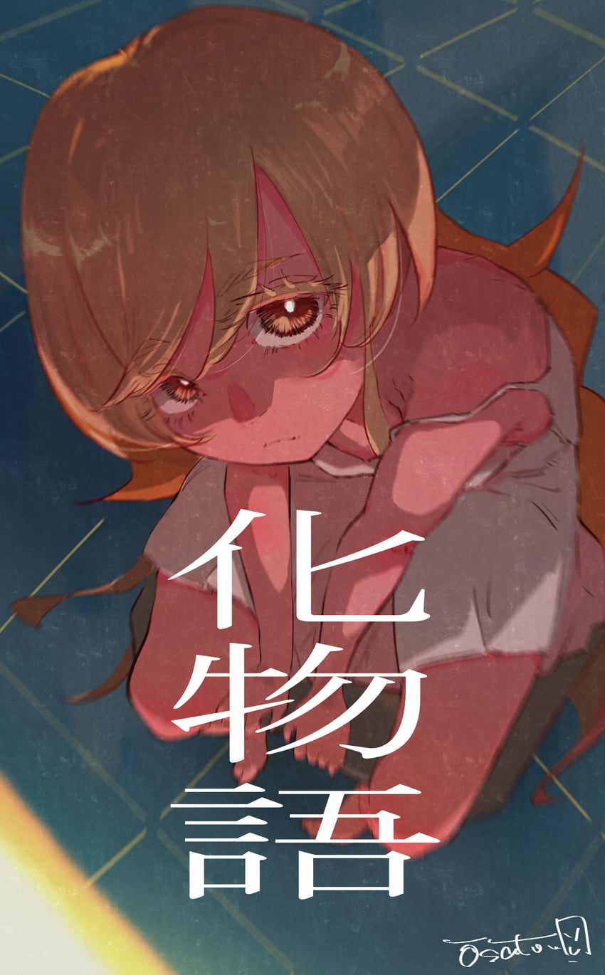 oshino shinobu (monogatari and 1 more) drawn by osatou_(piropiro_open)