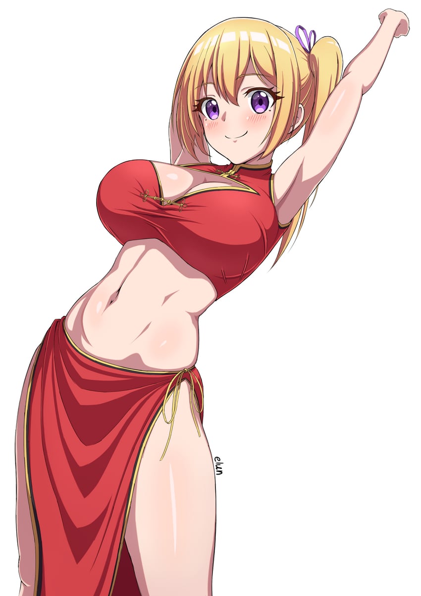 kawakami mai (musaigen no phantom world) drawn by elun_(llelunlun)