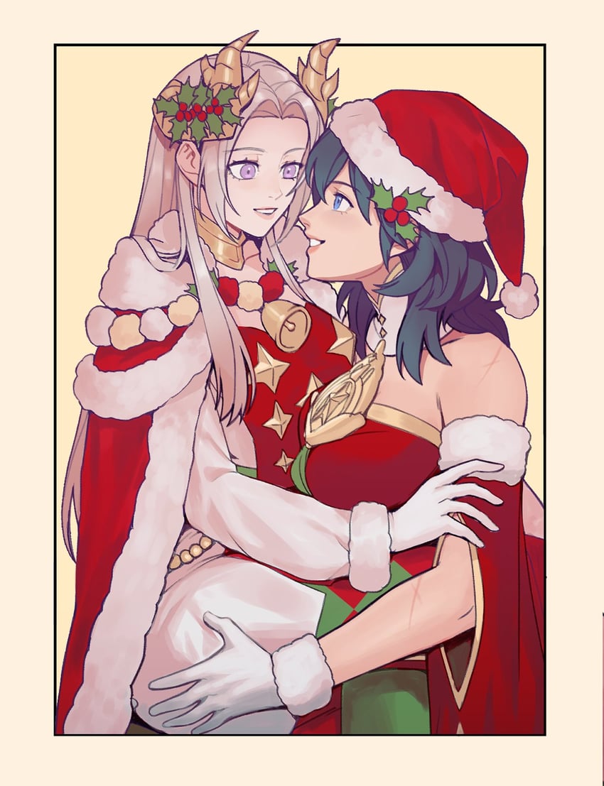 female byleth and edelgard von hresvelg (fire emblem and 2 more) drawn by radiostarkiller