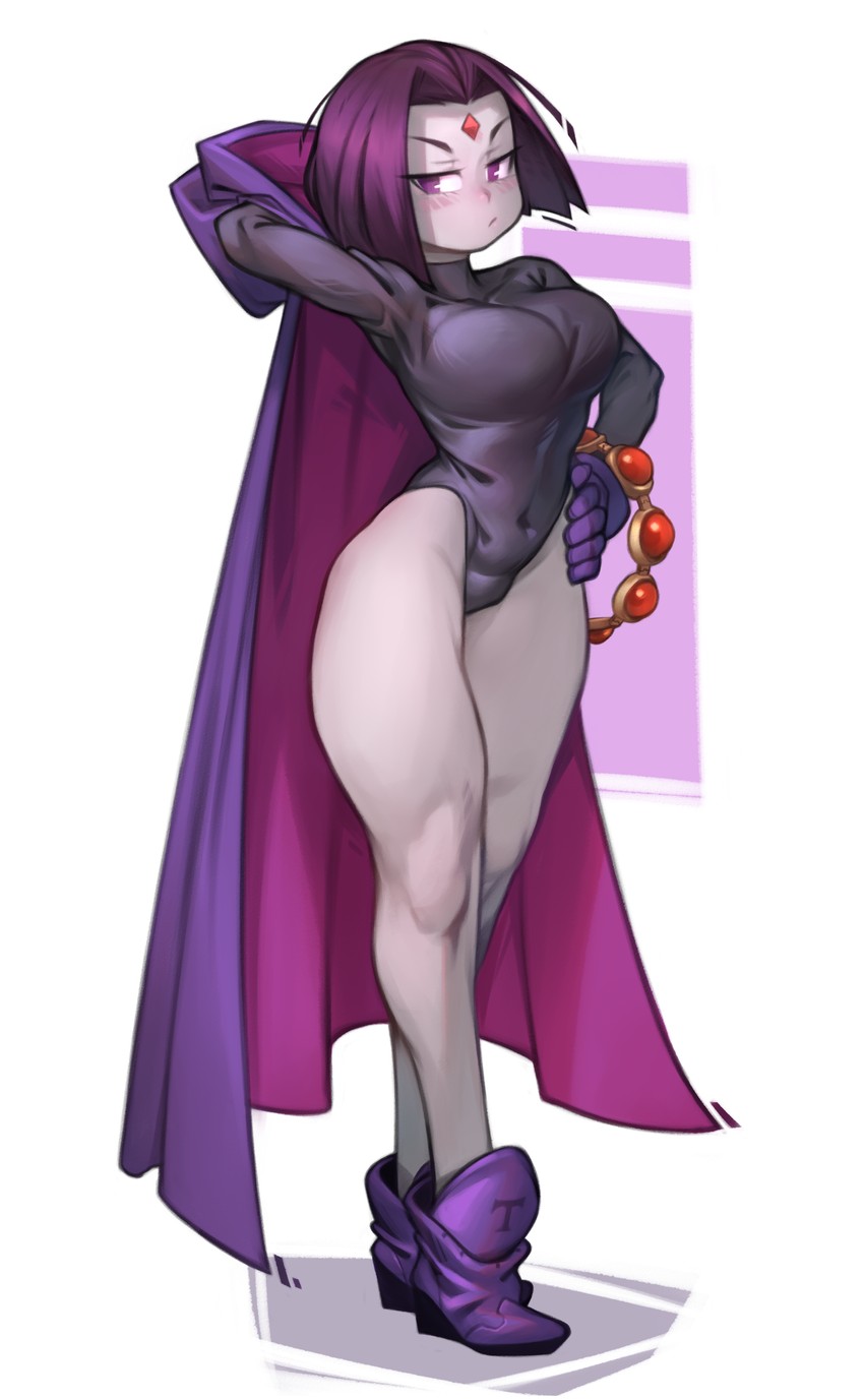 raven (dc comics and 1 more) drawn by kelvin_hiu