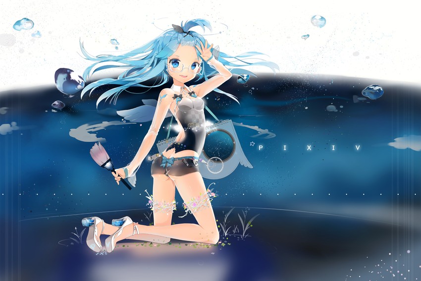 pixiv-tan (pixiv) drawn by anmi