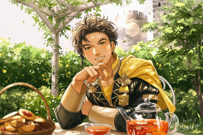 claude von riegan (fire emblem and 1 more) drawn by sawaponu3