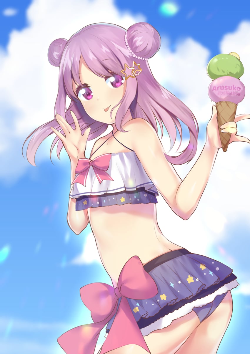 misono karin (mahou shoujo madoka magica and 1 more) drawn by arusuko