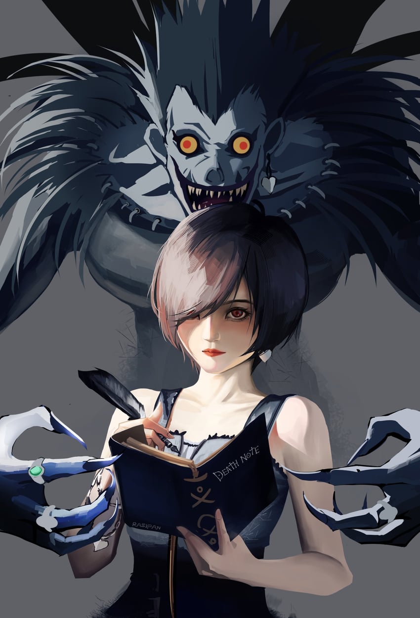 ryuk (original and 1 more) drawn by rasipan