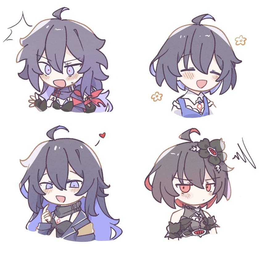 seele vollerei and seele (honkai and 3 more) drawn by si_(si_sowofei)