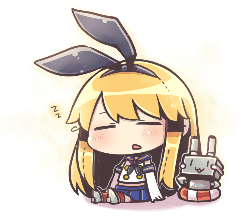 shimakaze and rensouhou-chan (kantai collection) drawn by same_anko