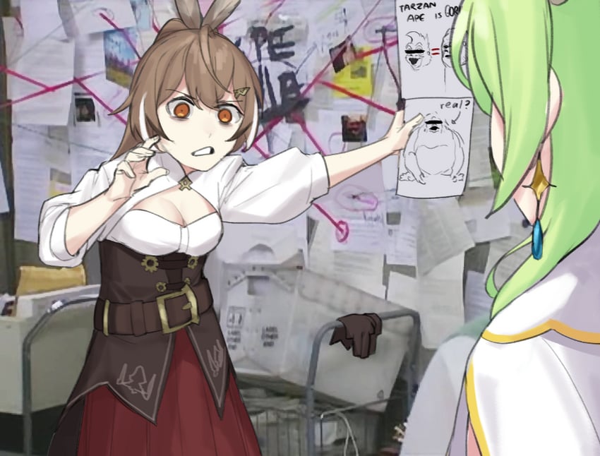 nanashi mumei, ceres fauna, and terk (hololive and 3 more) drawn by dasdokter