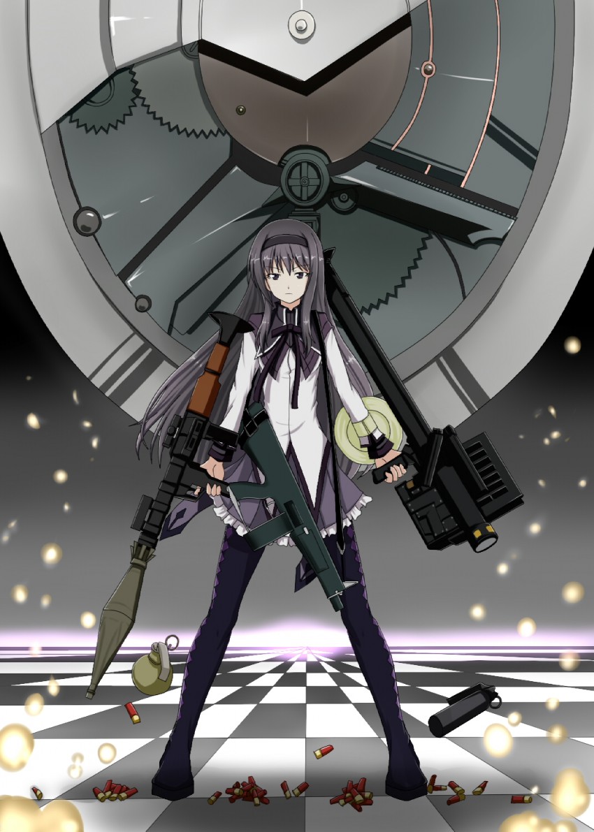akemi homura (mahou shoujo madoka magica) drawn by nitoro-star