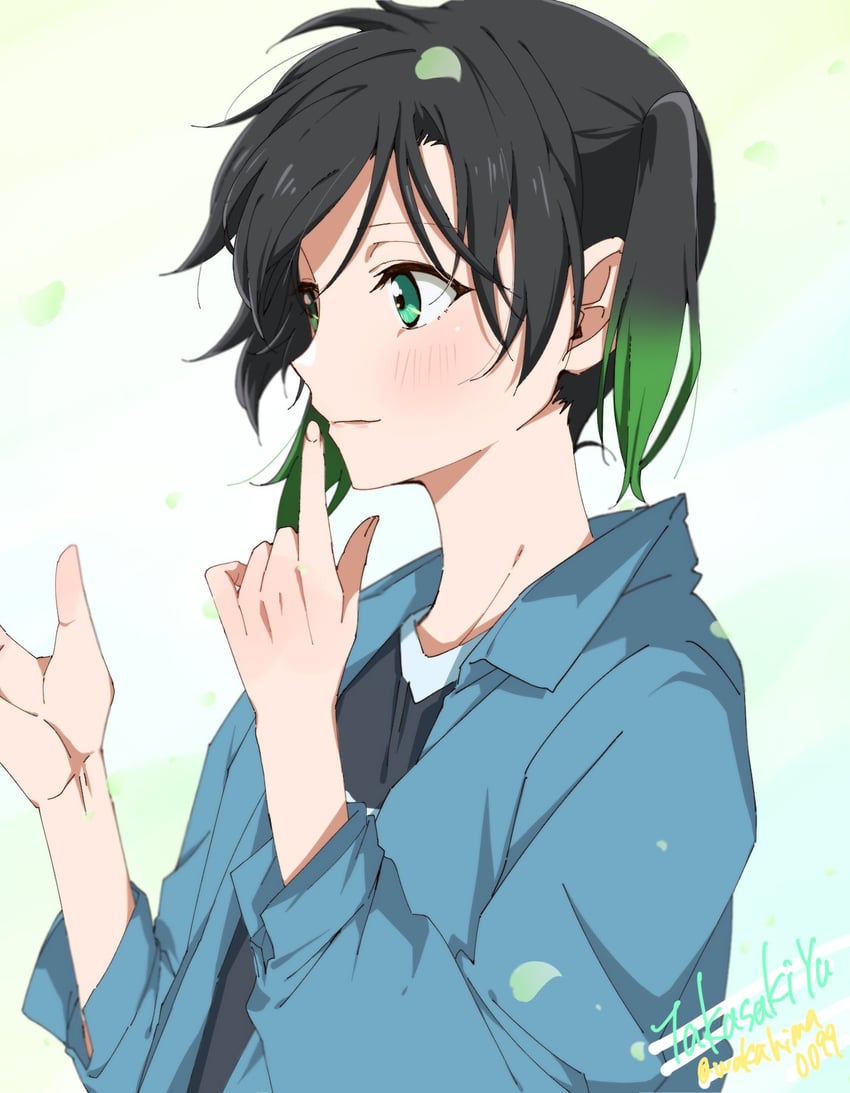 takasaki yu (love live! and 1 more) drawn by wakahima