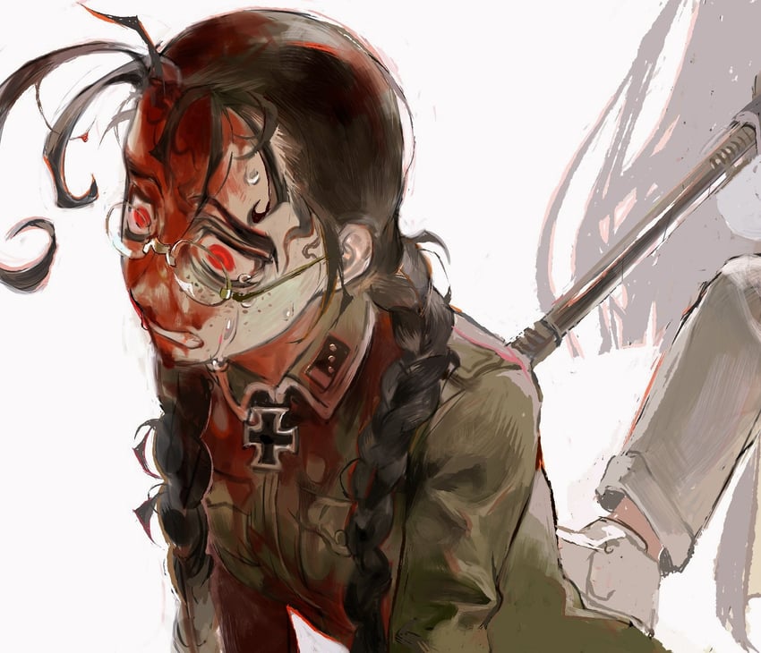 alucard, girlycard, and rip van winkle (hellsing) drawn by 2ya0213