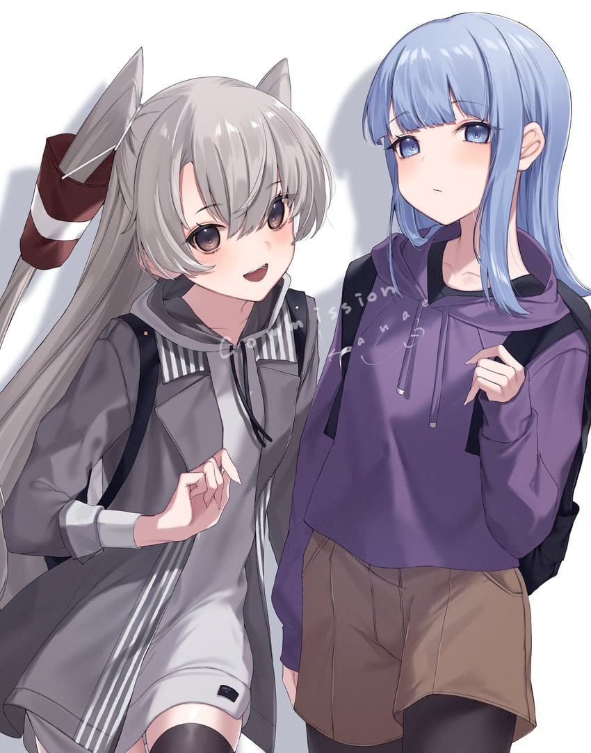 hatsukaze and amatsukaze (kantai collection) drawn by kanae_(inorin05kanae)