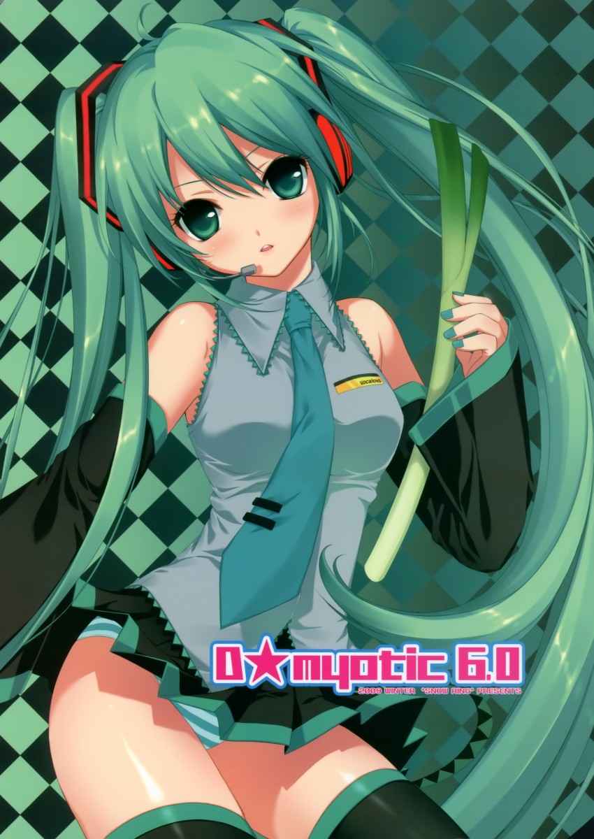 hatsune miku (vocaloid and 1 more) drawn by shirahane_nao