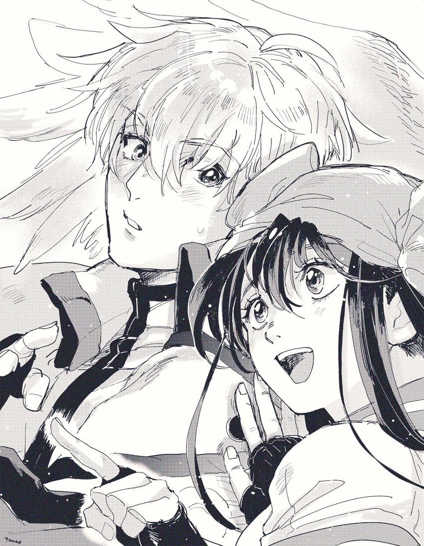 dizzy and ky kiske (guilty gear and 1 more) drawn by 1_ssmk