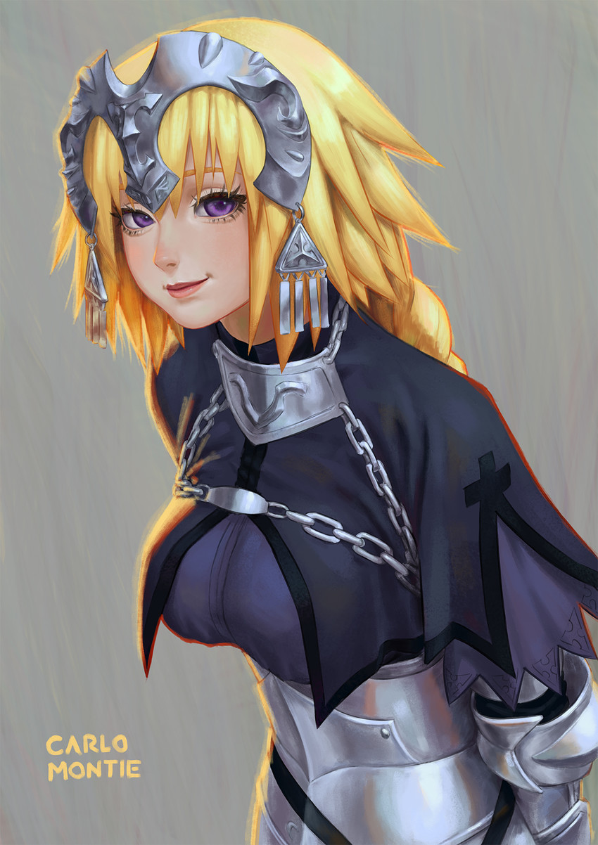 jeanne d'arc (fate and 1 more) drawn by carlo_montie