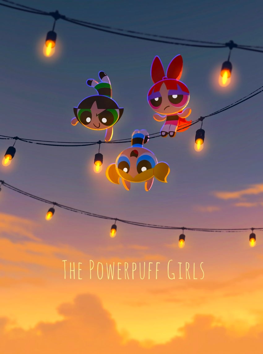 buttercup, blossom, and bubbles (powerpuff girls) drawn by noah_(rokoroko)