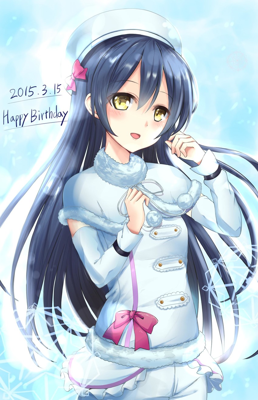 sonoda umi (love live! and 1 more) drawn by karumayu