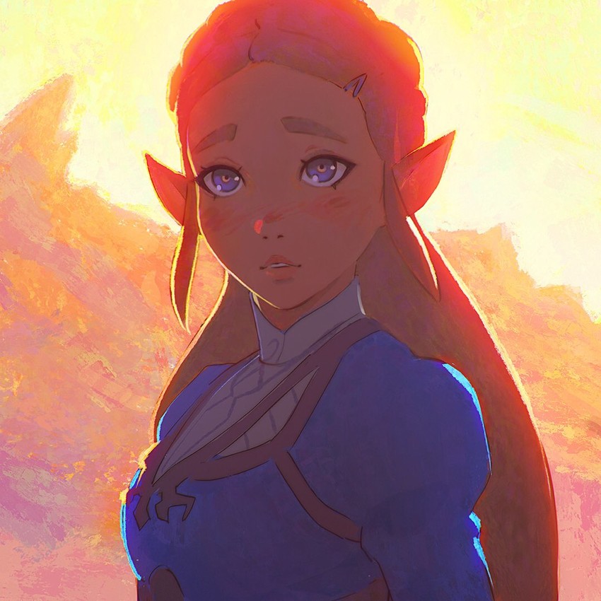 princess zelda (the legend of zelda and 1 more) drawn by ilya_kuvshinov