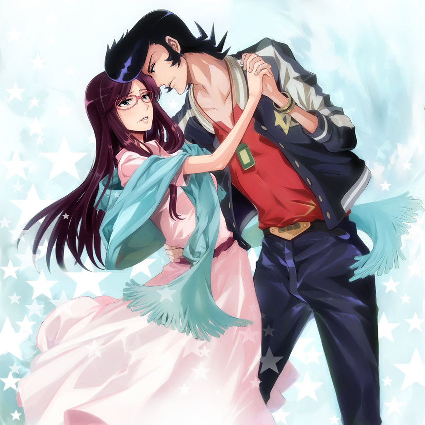 dandy and scarlet (space dandy) drawn by miyo_(13th_floor)