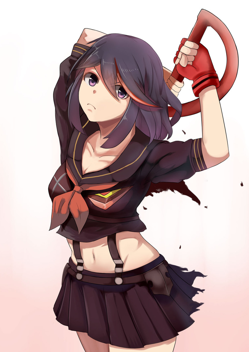 matoi ryuuko and senketsu (kill la kill) drawn by vococo