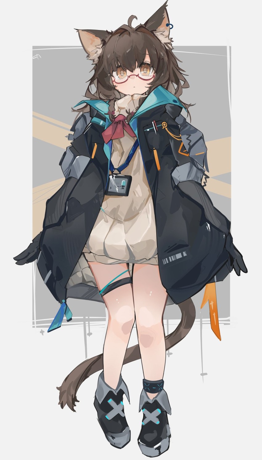 sharuru (original and 1 more) drawn by mikozin