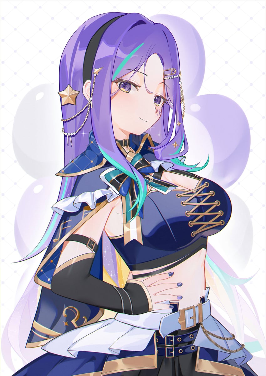 moona hoshinova (hololive and 1 more) drawn by rem_moon