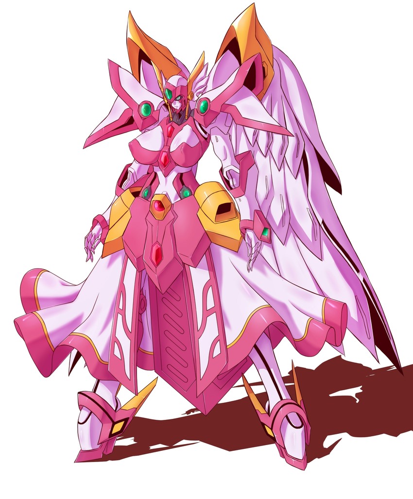 angelg (super robot wars and 3 more) drawn by tatsu_(ashcleef)
