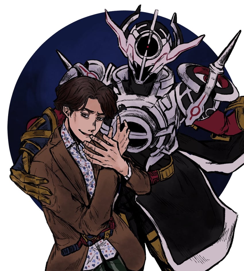 kamen rider evol, evolto, and isurugi souichi (kamen rider and 1 more) drawn by tason904
