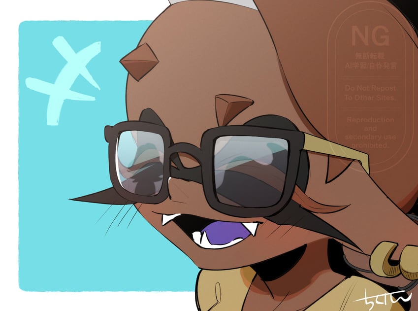 frye (splatoon and 1 more) drawn by chikuwa_tempura
