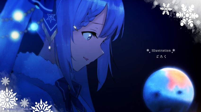 hatsune miku and yuki miku (vocaloid and 1 more) drawn by goroku