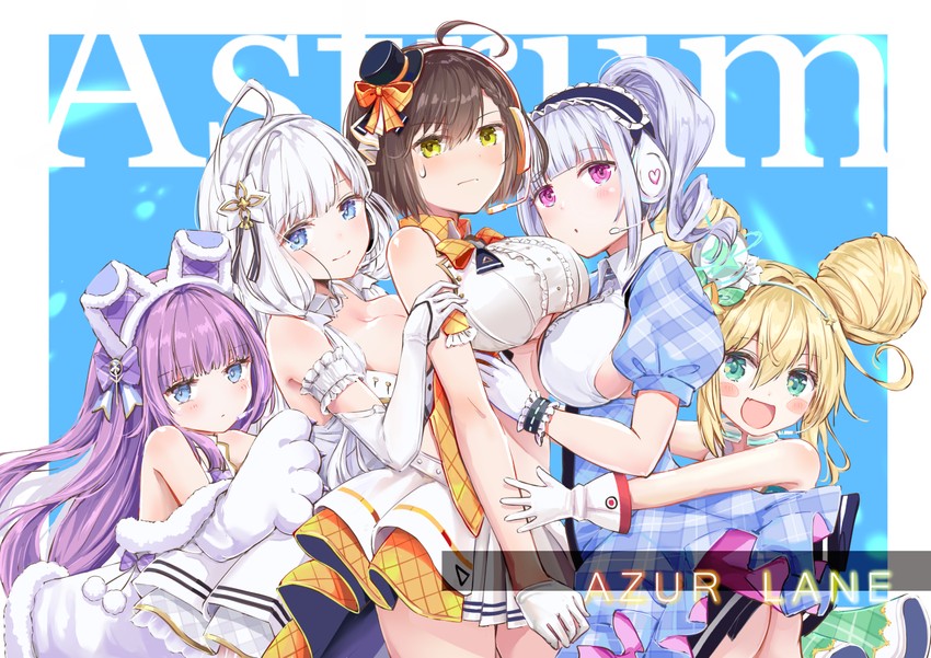 illustrious, baltimore, dido, tashkent, and albacore (azur lane) drawn by akasaka_asa