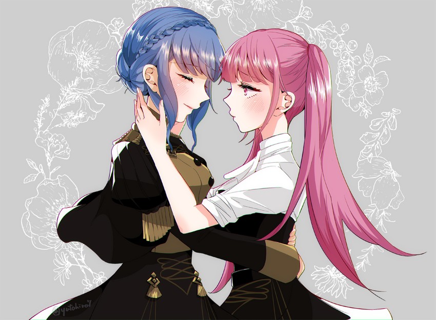 hilda valentine goneril and marianne von edmund (fire emblem and 1 more) drawn by yutohiroya