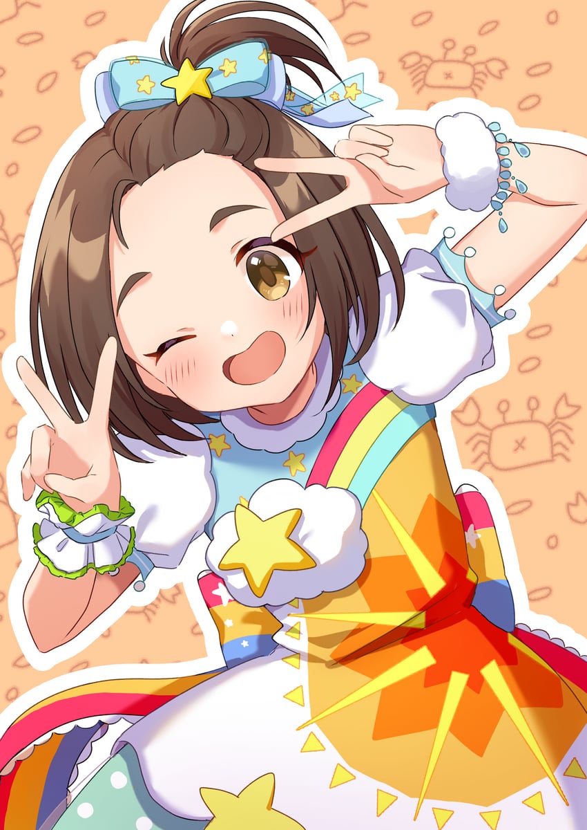 yanase miyuki (idolmaster and 2 more) drawn by kahiika
