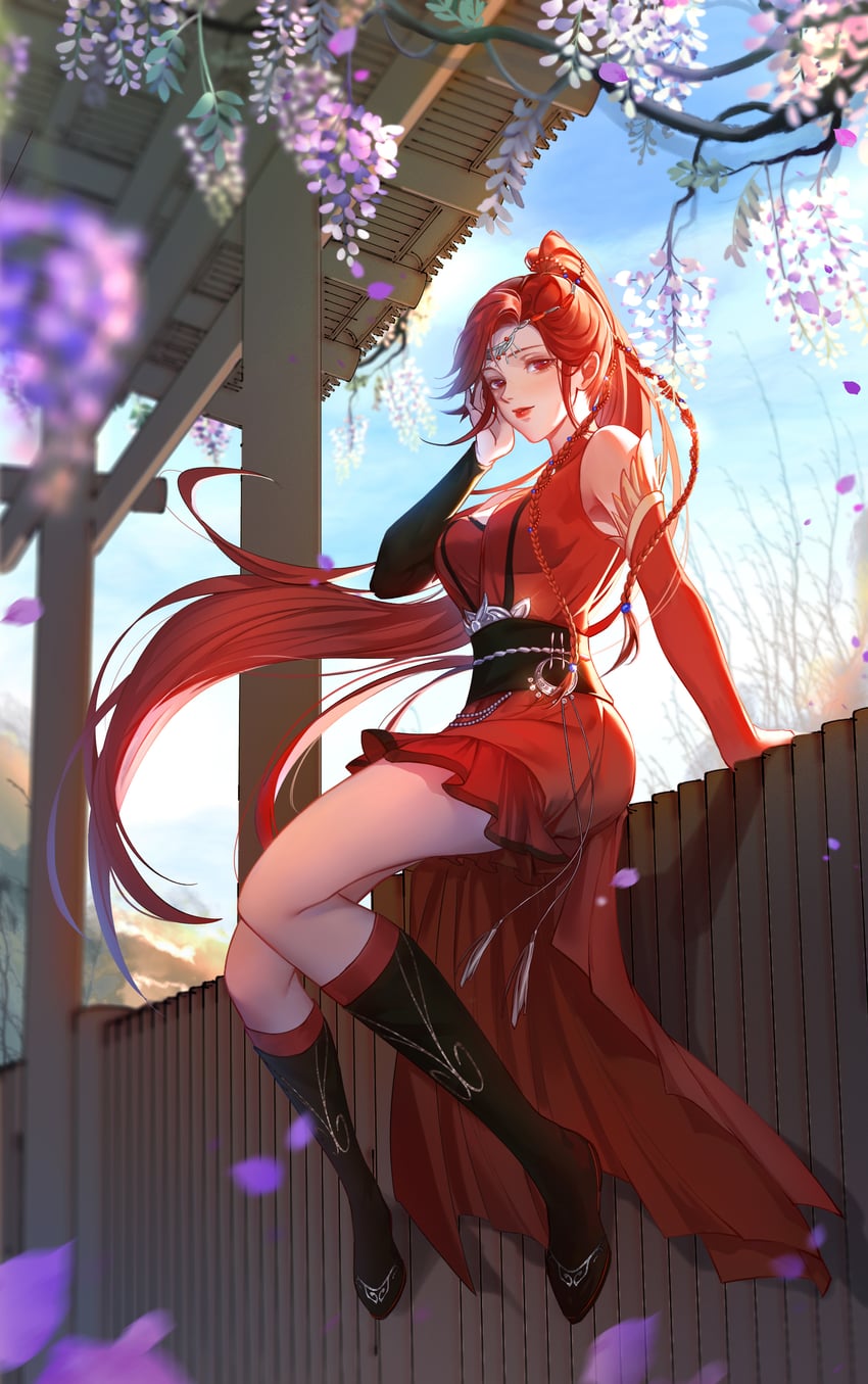 bi ting (xia lan) drawn by jianghu_chuan_bai_you_jie