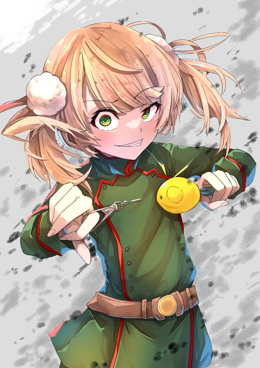 shigure ui and tanya degurechaff (indie virtual youtuber and 2 more) drawn by nanakusa_ayame