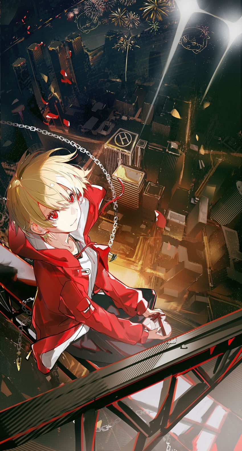 gilgamesh and child gilgamesh (fate and 1 more) drawn by k7_(kk7_000)